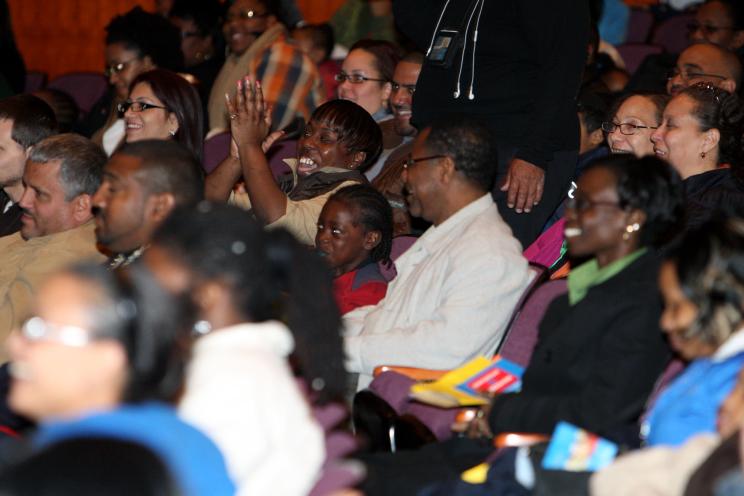 Brooklyn parents await news on their kids' draw in an admissions lottery for Achievement First's Charter Schools.