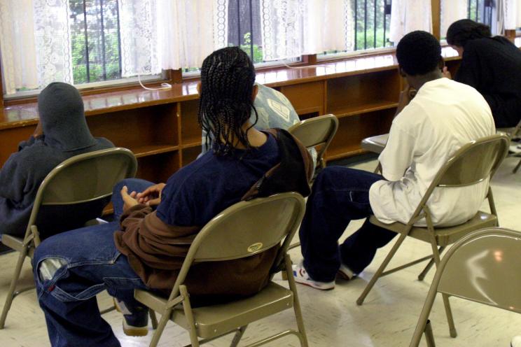 Under the mayor's new truancy initiative will bring school-skippers (like these a few years ago) to an "Engagement Center" in West Harlem.