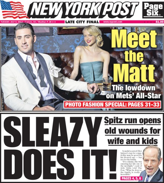 Eliot Spitzer, New York Post, Sleazy Does It