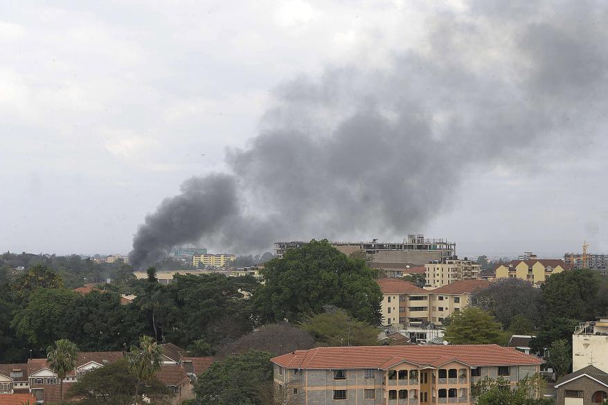 Kenyan security forces were locked in a fierce, final battle with Somali Islamist gunmen inside the upmarket mall as huge explosions and heavy gunfire echoed out of the complex.