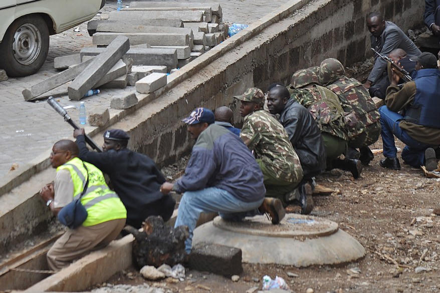 Kenyan security personnel