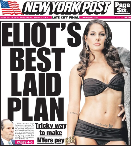 Eliot Spitzer, New York Post, Eliot’s Best Laid Plan