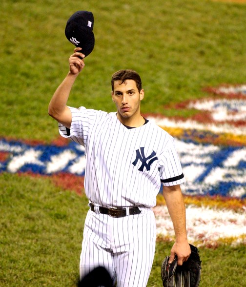 Andy Pettitte during the 2001 ALCS