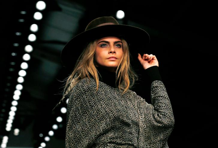 Cara Delevingne on the runway