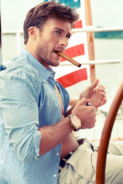 Scott Eastwood in the October 2013 issue of Town & Country