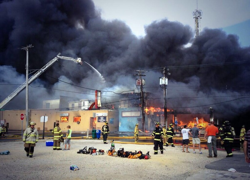 NJ Boardwalk Fire