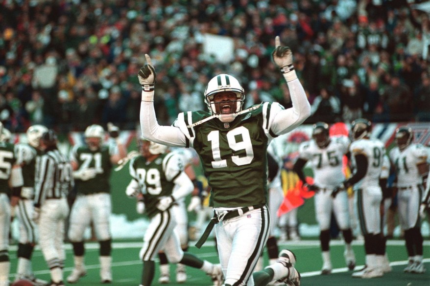 A rematch of last year's AFC playoff game will feature the Jacksonville Jaguars against the New York Jets (WR Keyshawn Johnson, pictured), on ABC's NFL 'Monday Night Football,' airing MONDAY, OCT. 11