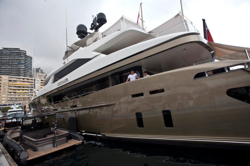 Achilles, a 150-foot super yacht