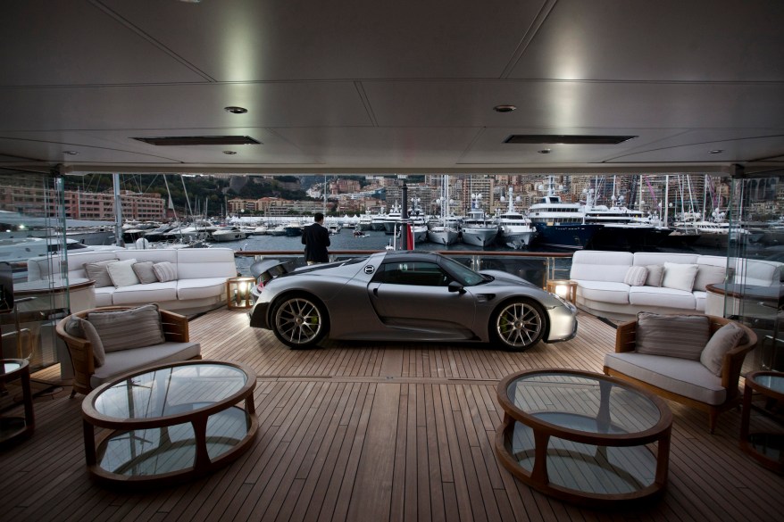 Quattroelle, a 288-foot luxury super yacht