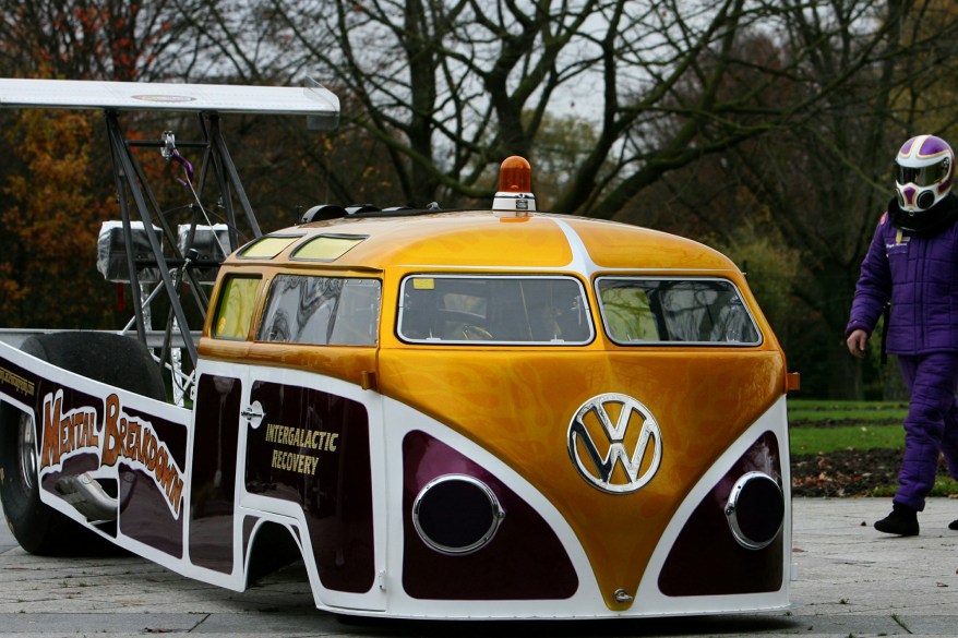 VW Bulli dragster van