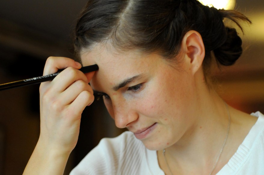 AMANDA KNOX in Seattle before her murder re-trial in Italy