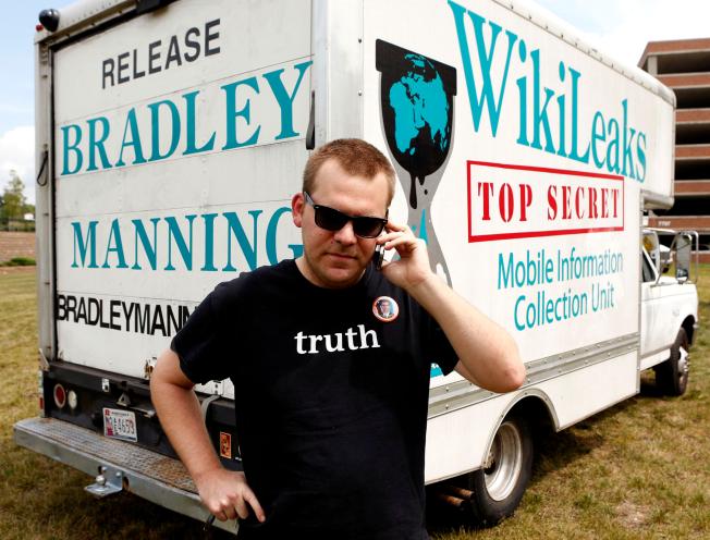 Clark Stoeckley and his truck