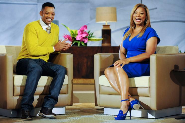 Queen Latifah (right), here with Will Smith, will be hosting a talk show for the first time since 2001.