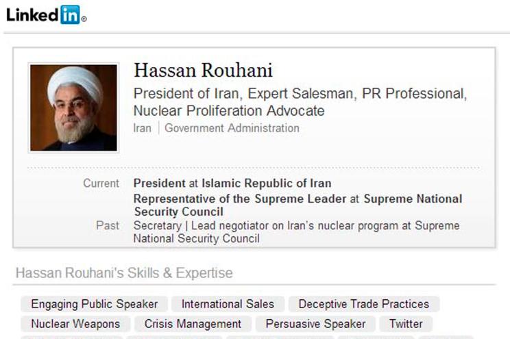 Iran fake Linkedin