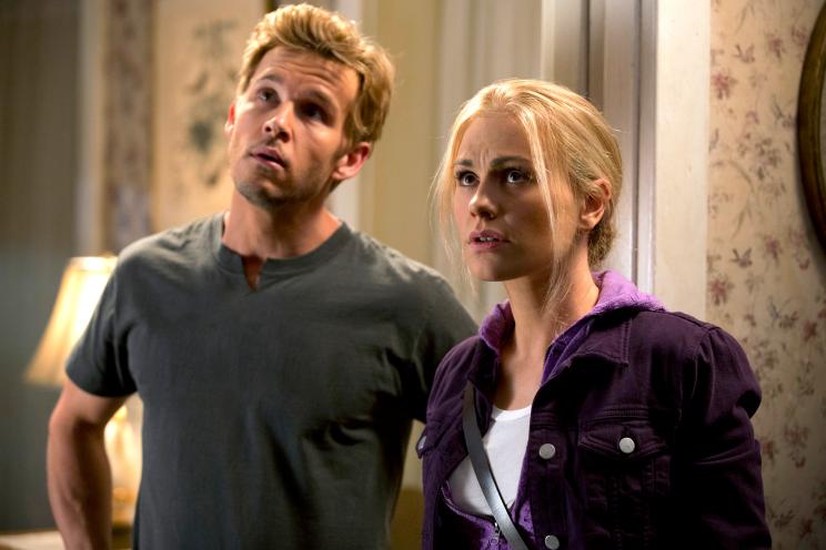 Anna Paquin and Ryan Kwanten in a scene from "True Blood."