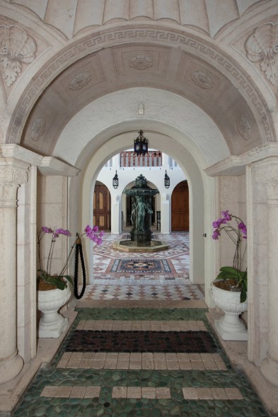 Stunning new image of the Gianni Versace mansion as the property is put up for auction.