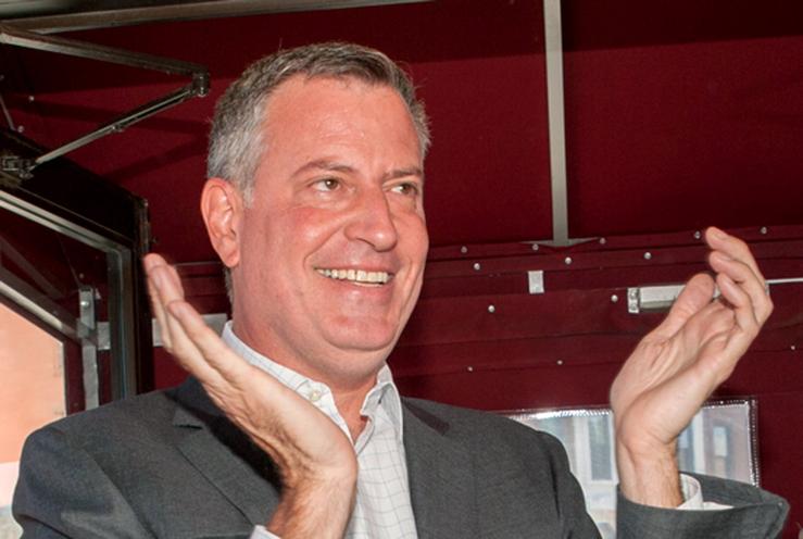 bill de blasio leads lhota in mayoral race