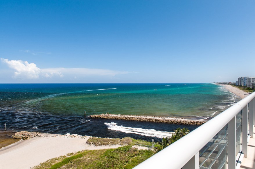 $13.5 Million, Boca Raton: One thing’s certain about the folks in Boca: They don’t suffer self-esteem issues. To wit: This 6,900-square-foot penthouse in the One Thousand Ocean condo is billed as “the finest residence ever publicly offered” in the area. Looking east, you’ll get “endless” views of the ocean and beach; looking west, take in Boca Raton Inlet — both are best enjoyed from the 4,000 square feet of “resort-infused” terrace (which includes a private pool and spa). Designer Esther Gutmer is the brains behind the custom European finishes and furnishings in the sprawling four-bedroom, 4¹/₂-bathroom home. Agent: Senada Adzem Bernard, Douglas Elliman, 561-245-2635