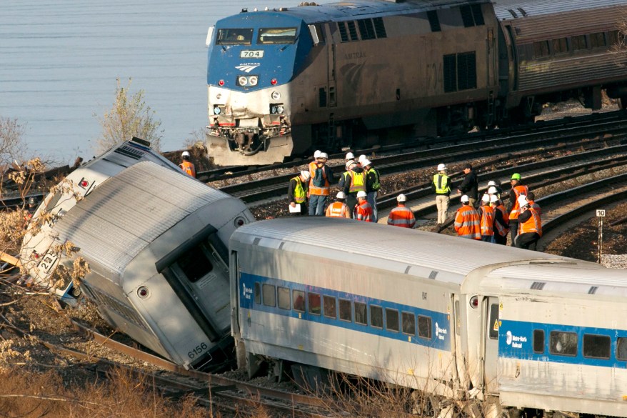 NYC Train Derailment