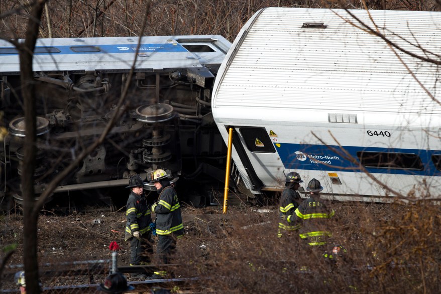 NYC Train Derailment