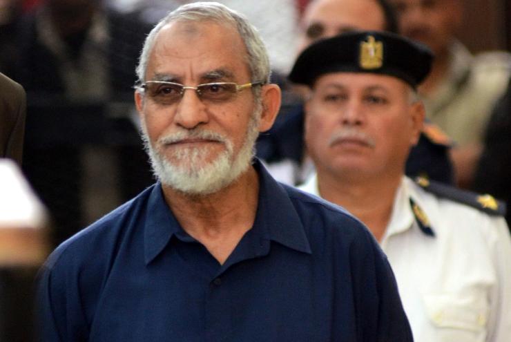 An Egyptian court has confirmed the death sentences of more than 180 Islamists, including the top leader of the Muslim Brotherhood (pictured).