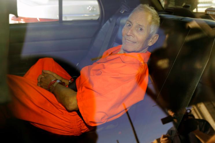 Robert Durst is transported from Orleans Parish Criminal District Court to the Orleans Parish Prison after his arraignmen on March 17.