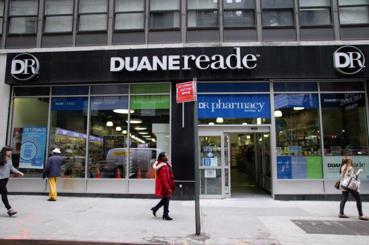 The incident happened at a Duane Reade in Midtown (not pictured).