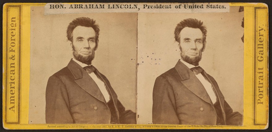 Lincoln in Washington in February 1865