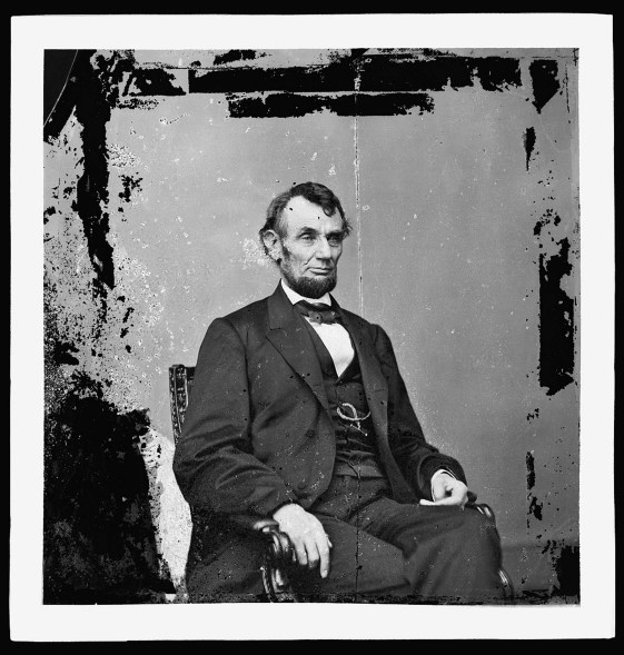 Then-President Abraham Lincoln on Feb. 9, 1864