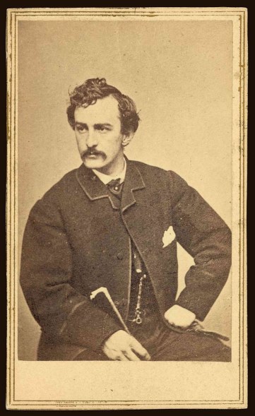 John Wilkes Booth in Washington in 1865