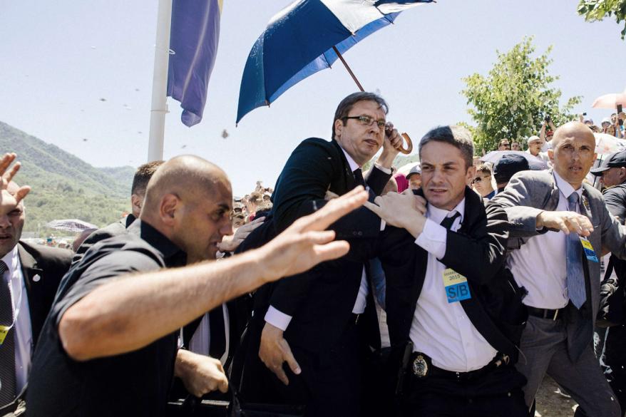 Serbian Prime Minister Aleksandar Vucic,