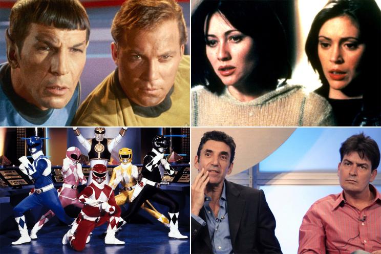 (Top left, clockwise) from "Star Trek" and "Charmed" to "Two and a Half Men" and "Mighty Morphin Power Rangers," some of the best shows in TV history have also hid some huge behind-the-scenes feuds.