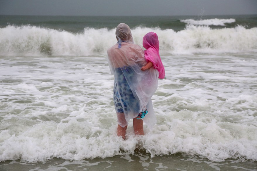 Hurricane Hermine stomps down on Florida