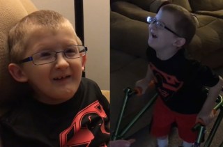 This 8-year-old, told he’d never walk again, proved everyone wrong