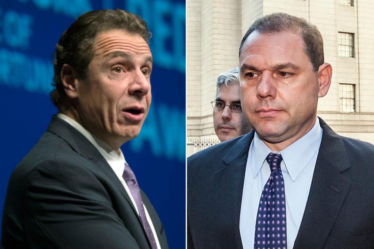 Andrew Cuomo and Joseph Percoco