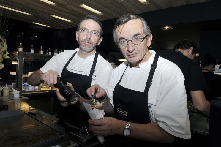 Chefs Sebastien and Michel Bras