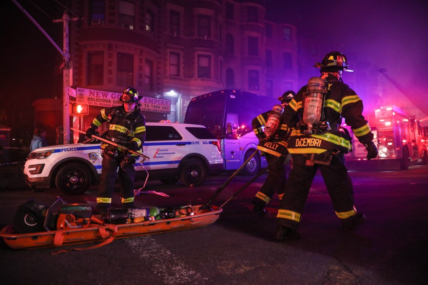 FIRE HITS BUILDING WHERE EDWARD NORTON MOVIE WAS FILMED IN NEW YORK