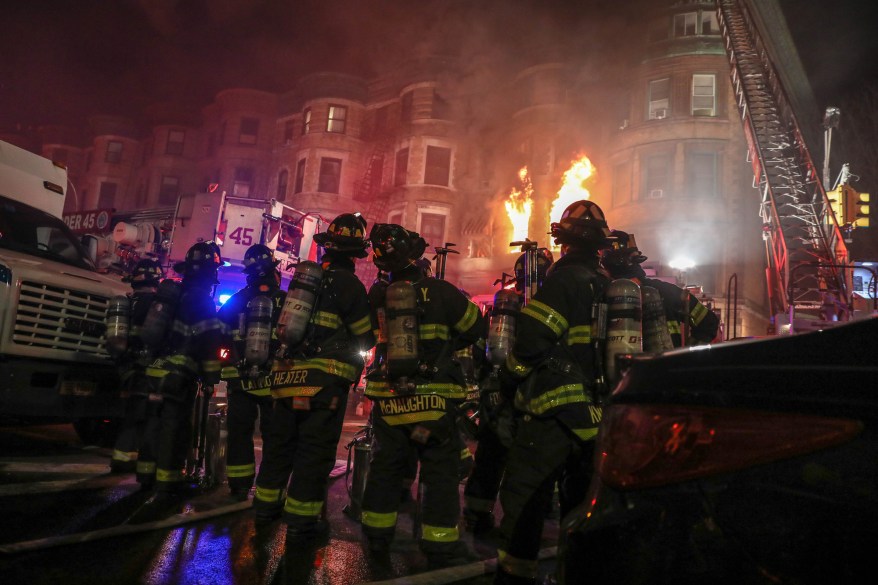 FIRE HITS BUILDING WHERE EDWARD NORTON MOVIE WAS FILMED IN NEW YORK