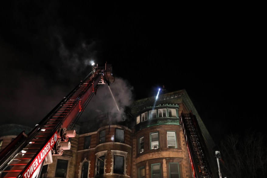 FIRE HITS BUILDING WHERE EDWARD NORTON MOVIE WAS FILMED IN NEW YORK