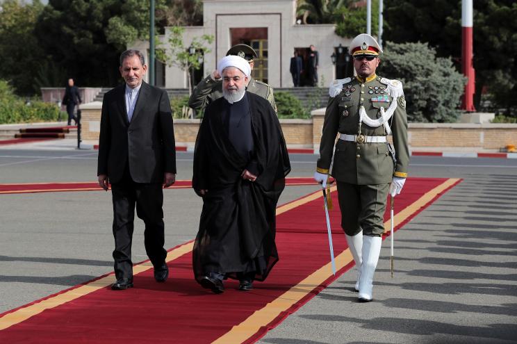 Iranian President Hassan Rouhani leaves for New York to attend the United Nations General Assembly on Sept. 23.