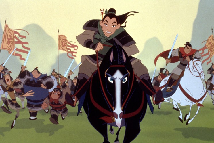 MULAN, Mulan, Khan, 1998. c) Walt Disney Pictures/ Courtesy: Everett Collection.