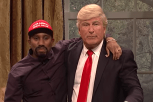 SNL Kanye West and Donald Trump