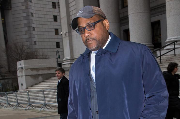 John Sampson leaves Manhattan Federal Court after his appeals hearing.