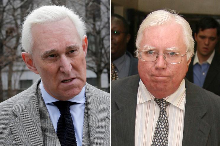 Jerome Corsi (left) and Roger Stone