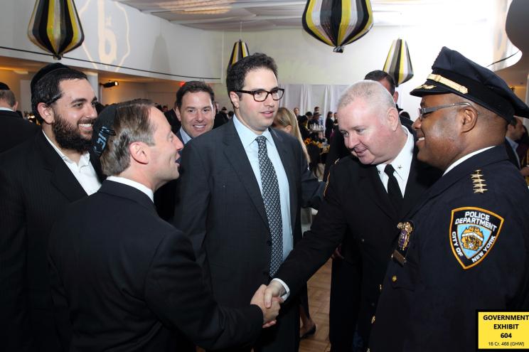 Rob Astorino (from left), Jeremy Richberg, Jona Rechnitz, Michael Harrington and Philip Banks