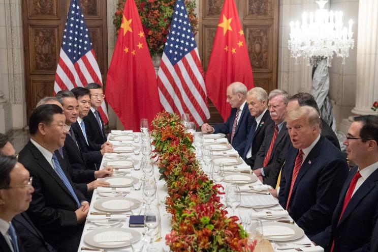 US and Chinese representatives meet at the G20 in Buenos Aires.