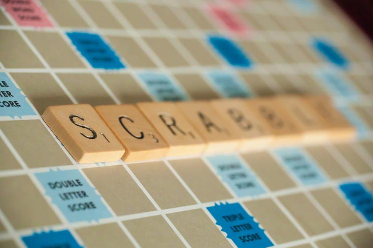 Scrabble board