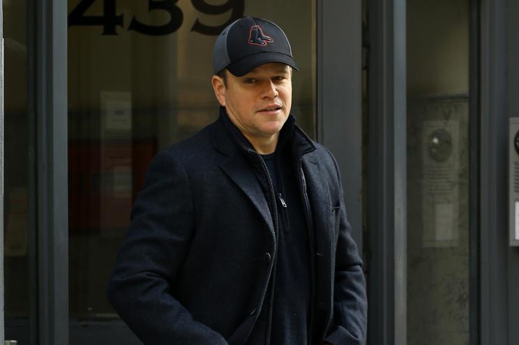 Matt Damon leaves to rehearse for Saturday Night Live in New York City.