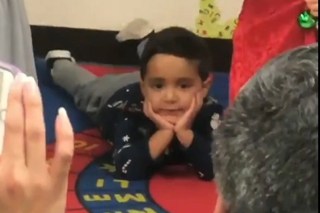 Adorable kid sits out of Christmas performance