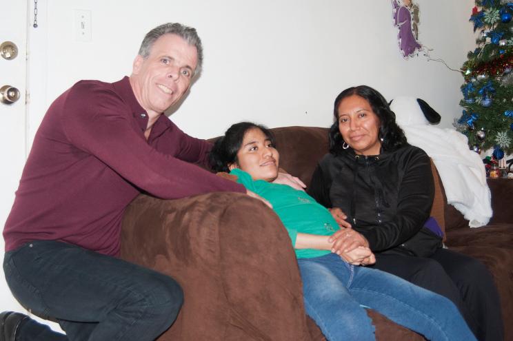 Jack O' Shea visits Michelle Martinez and her mother Antonia.